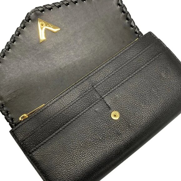 Auth LOUIS VUITTON Portefeuille Very M62059 Noir Very Line - MI4108 Long Wallet - Picture 3 of 13